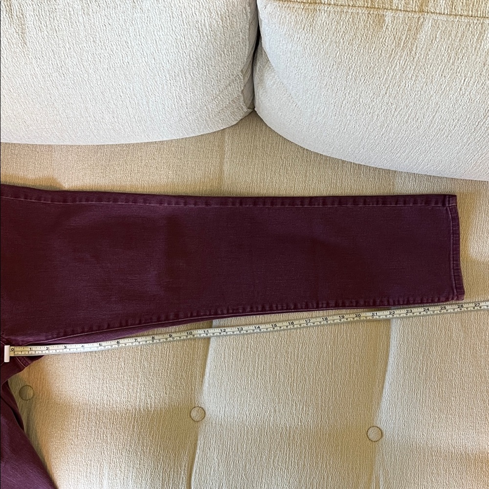 Lauren Ralph Lauren Deep Purple Denim Pants  Size 8 - Picture 4 of 10